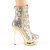 Pleaser BLONDIE-R-1009 Bottines à plateforme Paillettes Or EU-35/US-5