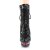 Pleaser BLONDIE-R-1020 Bottines à plateforme Paillettes Noir EU-36/US-6