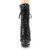 Pleaser BLONDIE-R-1020 Bottines à plateforme Paillettes Noir Rouge EU-35/US-5