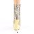 Pleaser BLONDIE-R-1020 Bottines à plateforme Paillettes Chrome Or EU-35/US-5