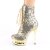 Pleaser BLONDIE-R-1020 Bottines à plateforme Paillettes Chrome Or EU-37/US-7