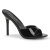 Pleaser CLASSIQUE-01 Mules Vernis Noir EU-38/US-8