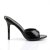 Pleaser CLASSIQUE-01 Mules Vernis Noir EU-38/US-8