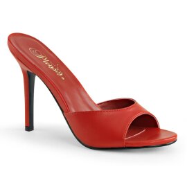 Pleaser CLASSIQUE-01 Mules Rouge EU-35/US-5