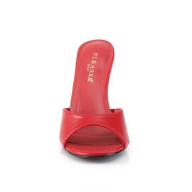 Pleaser CLASSIQUE-01 Mules Rouge EU-35/US-5
