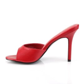 Pleaser CLASSIQUE-01 Mules Rouge EU-38/US-8