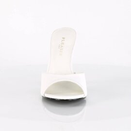 Pleaser CLASSIQUE-01 Mules Blanc EU-35/US-5