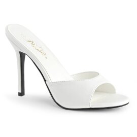 Pleaser CLASSIQUE-01 Mules Blanc EU-37/US-7
