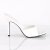 Pleaser CLASSIQUE-01 Mules Blanc EU-37/US-7