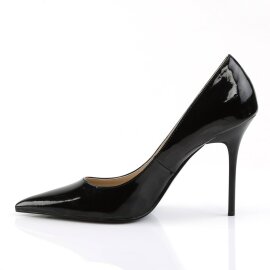 Pleaser CLASSIQUE-20 Escarpins Vernis Noir EU-38/US-8