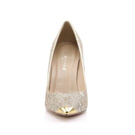 Pleaser CLASSIQUE-20 Escarpins Paillettes Or EU-40/US-10