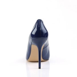 Pleaser CLASSIQUE-20 Escarpins Vernis Bleu EU-38/US-8