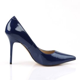 Pleaser CLASSIQUE-20 Escarpins Vernis Bleu EU-38/US-8