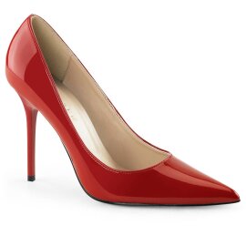 Pleaser CLASSIQUE-20 Escarpins Vernis Rouge EU-35/US-5