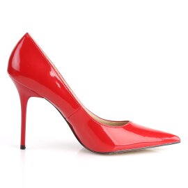 Pleaser CLASSIQUE-20 Escarpins Vernis Rouge EU-35/US-5
