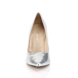 Pleaser CLASSIQUE-20 Escarpins Métallique Argent EU-35/US-5