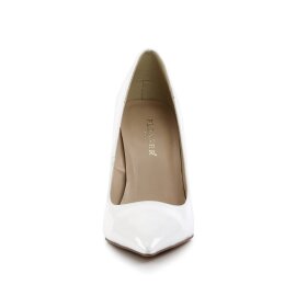 Pleaser CLASSIQUE-20 Escarpins Vernis Blanc EU-35/US-5
