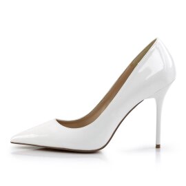 Pleaser CLASSIQUE-20 Escarpins Vernis Blanc EU-35/US-5