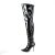 Pleaser CLASSIQUE-3000 Bottes cuissardes Vernis Noir EU-35/US-5