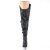 Pleaser CLASSIQUE-3011 Bottes cuissardes Cuir synthétique Noir EU-35/US-5