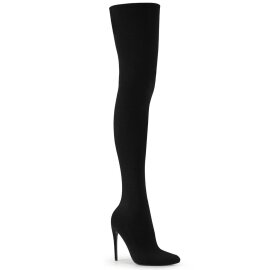 Pleaser COURTLY-3005 Bottes cuissardes Noir EU-42/US-12
