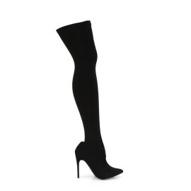 Pleaser COURTLY-3005 Bottes cuissardes Noir EU-42/US-12