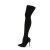Pleaser COURTLY-3005 Bottes cuissardes Noir EU-42/US-12