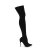 Pleaser COURTLY-3005 Bottes cuissardes Noir EU-42/US-12