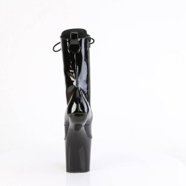 Pleaser CRAZE-1040 Bottines à plateforme Vernis Noir EU-42/US-12