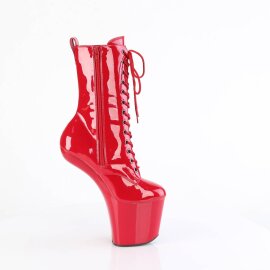 Pleaser CRAZE-1040 Bottines à plateforme Vernis Rouge EU-38/US-8