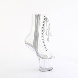 Pleaser CRAZE-1040C Bottines à plateforme Transparent EU-37/US-7