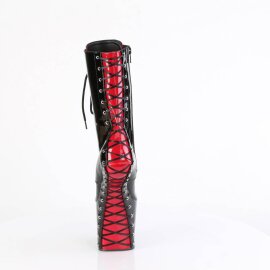 Pleaser CRAZE-1040FH Bottines à plateforme Vernis Noir EU-40/US-10
