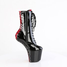 Pleaser CRAZE-1040FH Bottines à plateforme Vernis Noir EU-38/US-8
