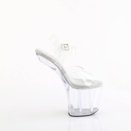 Pleaser CRAZE-808 Sandales à plateforme Transparent EU-41/US-11