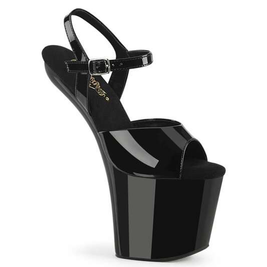 Pleaser CRAZE-809 Sandales à plateforme Vernis Noir EU-40/US-10