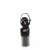 Pleaser CRAZE-809 Sandales à plateforme Vernis Noir EU-38/US-8