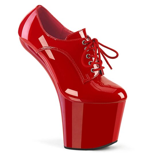 Pleaser CRAZE-860 Escarpins à plateforme Vernis Rouge EU-37/US-7