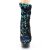Pleaser DELIGHT-1004 Bottines à plateforme Paillettes Vert EU-35/US-5