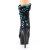 Pleaser DELIGHT-1004 Bottines à plateforme Paillettes Vert EU-36/US-6