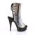 Pleaser DELIGHT-1018SP Bottines à plateforme Noir Bigarré EU-36/US-6