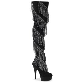 Pleaser DELIGHT-3065 Bottes cuissardes à...