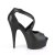 Pleaser DELIGHT-621 Sandales à plateforme Cuir synthétique Noir EU-39/US-9