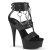 Pleaser DELIGHT-661 Sandales à plateforme Cuir synthétique Noir EU-35/US-5