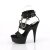 Pleaser DELIGHT-661 Sandales à plateforme Cuir synthétique Noir EU-35/US-5