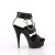 Pleaser DELIGHT-661 Sandales à plateforme Cuir synthétique Noir EU-35/US-5