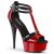 Pleaser DELIGHT-663 Sandales à plateforme Vernis Rouge EU-35/US-5