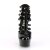 Pleaser DELIGHT-695 Sandales à plateforme Vernis Noir EU-35/US-5