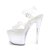 Pleaser DISCOLITE-708 Sandales à plateforme Transparent Couleur EU-35/US-5