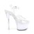 Pleaser DISCOLITE-708 Sandales à plateforme Transparent Couleur EU-35/US-5