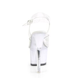 Pleaser ECHOLITE-708 Sandales à plateforme Transparent Couleur EU-35/US-5